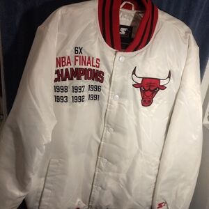 White NBA Finals Champions Jacket